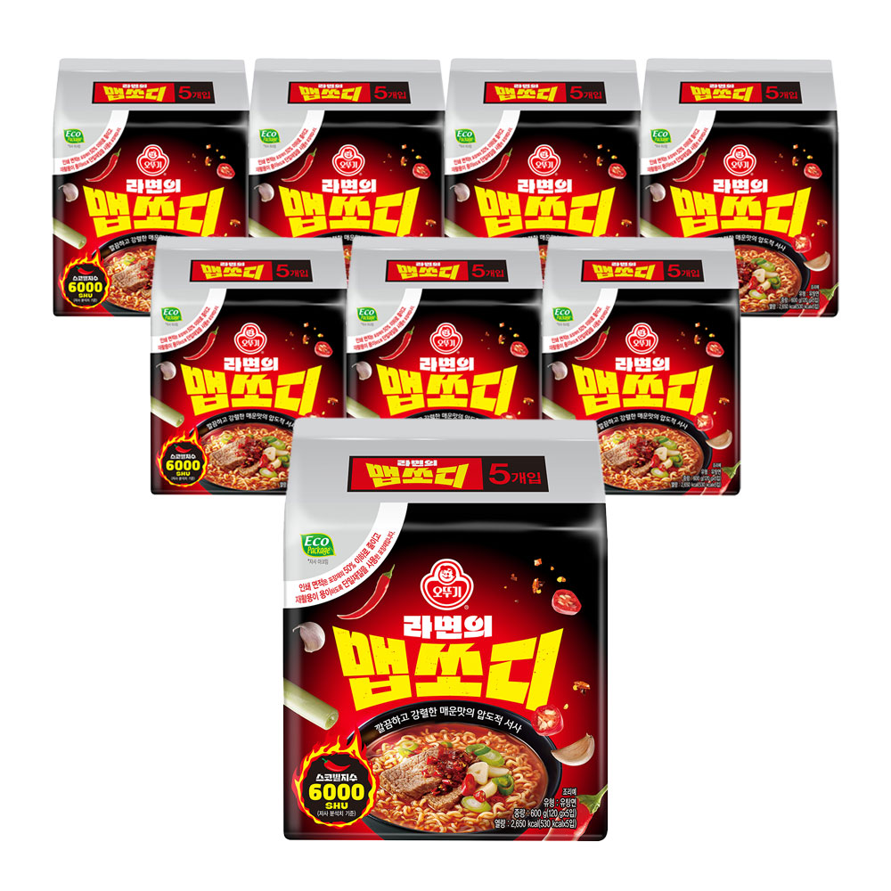 오뚜기 라면의 맵쏘디 120g, 40개 - 상품 이미지