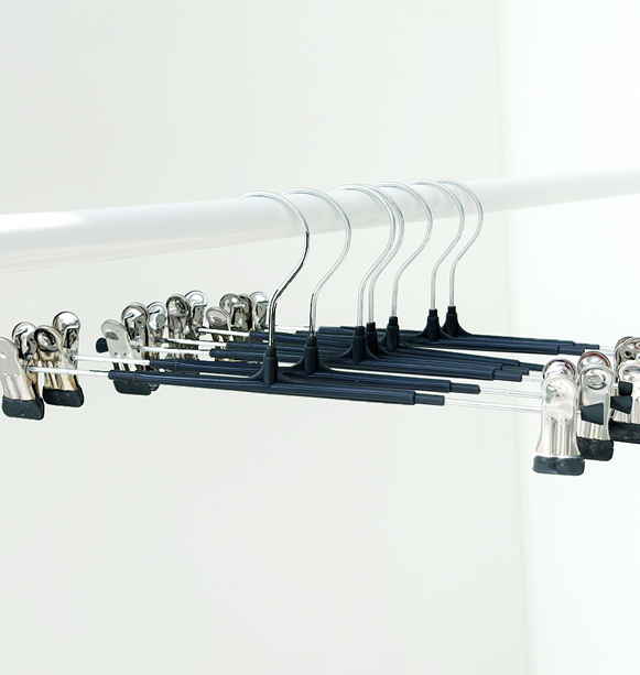 [20+10행사] 한평한뼘 논슬립 집게 바지걸이 고급형