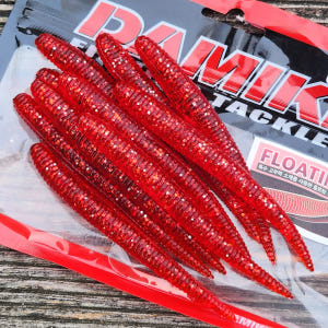 다미끼 스팅거 플로팅 광어 다운샷웜 캐스팅 108 레드실버, 10cm(4... 운동러 솔직 후기 | 실사용 리뷰 - 상품 이미지 1