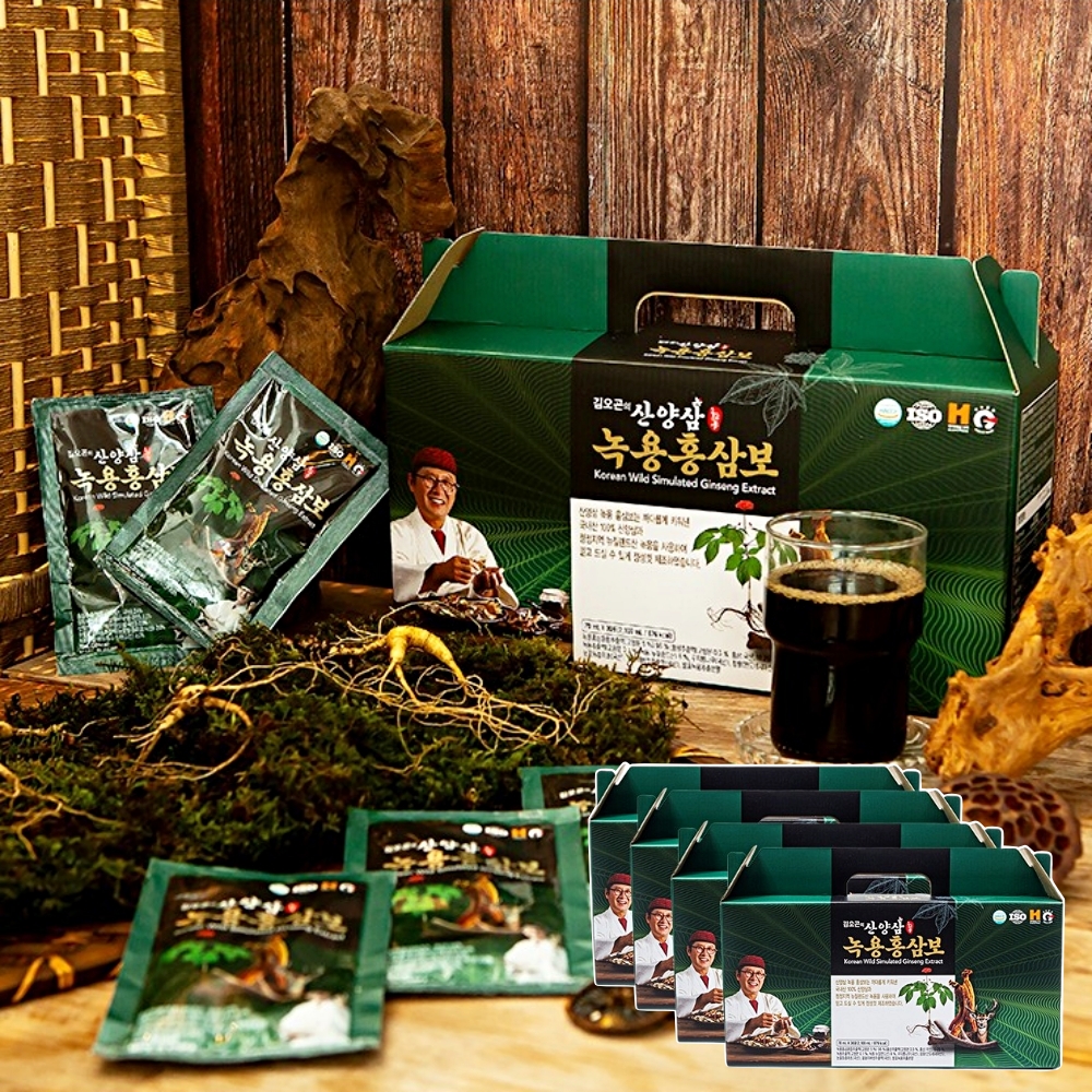 김오곤 원장의 산양삼 녹용홍삼보 4개월분 침향 산양삼 홍삼 홍삼액