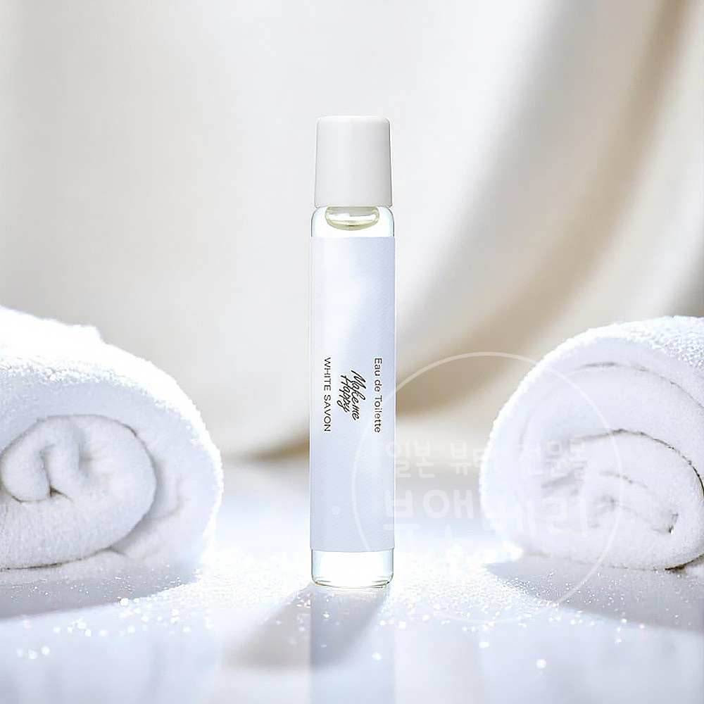 캔메이크 메이크미 해피 오드 뚜왈렛 일본 롤온 향수 화이트사봉, 8ml, 1개 - 상품 이미지