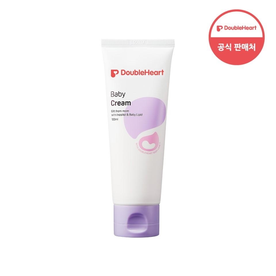 메가마트 더블하트 베이비 크림 무향 100ml