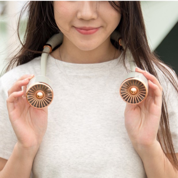 넥 밴드 에어컨 목 에어컨 걸이형 선풍기 충전용 야구장 선풍기