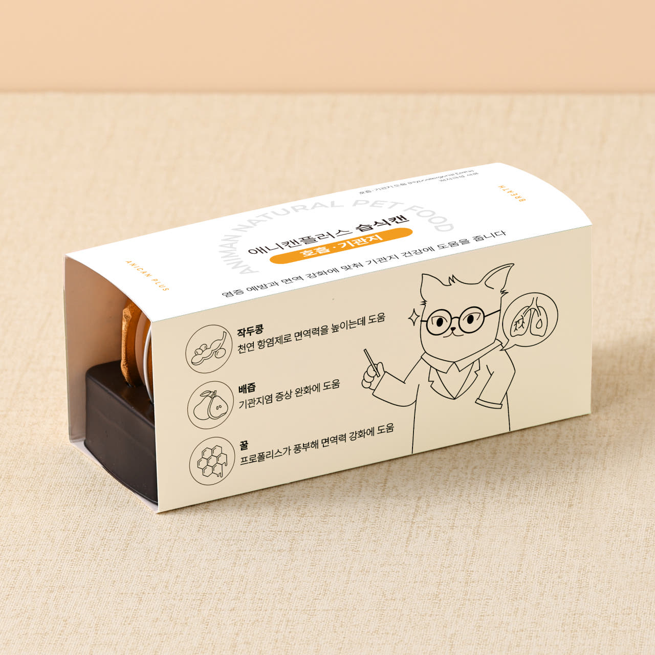 애니먼 애니캔 강아지 고양이 습식캔 처방식 기관지, 30g, 6개 이미지 3