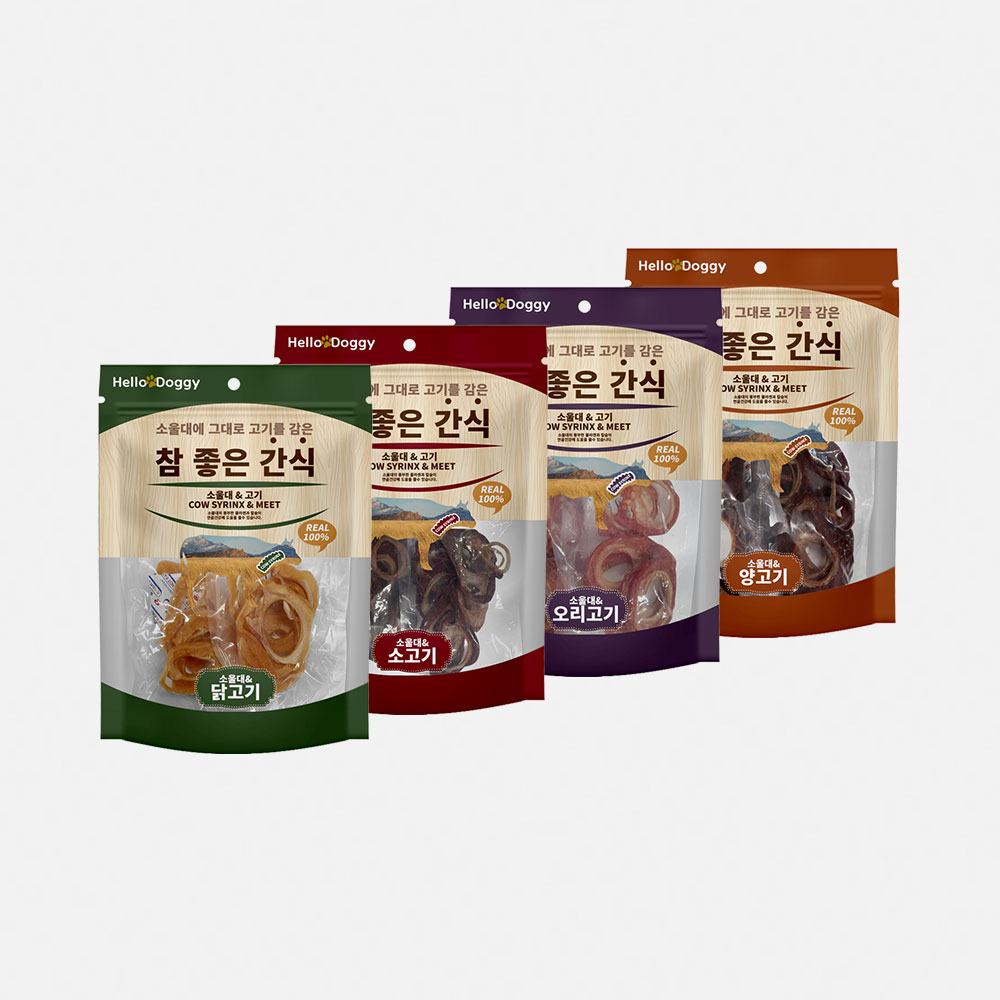 헬로도기 참좋은간식 스트레스 해소 소울대 닭고기 80g - 상품 이미지