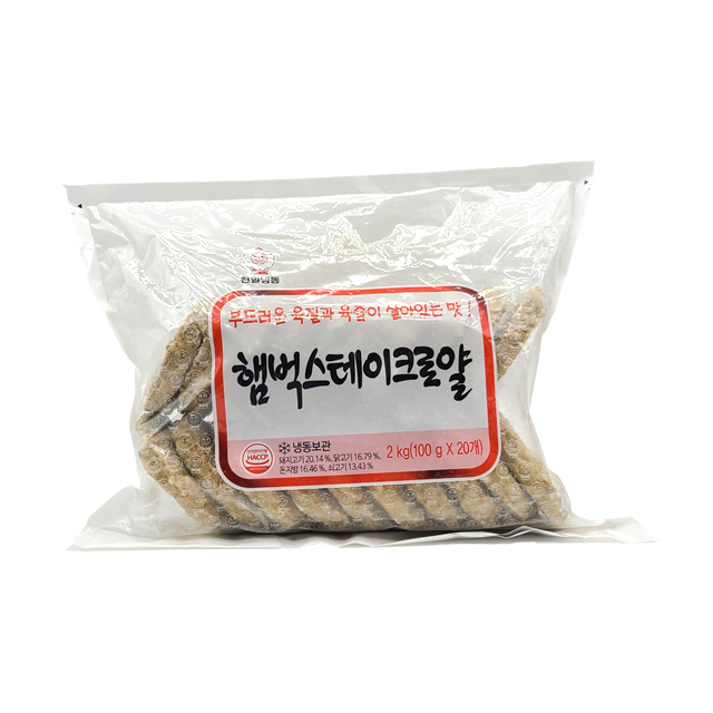 [양재하나로 출고] 천일식품 햄벅스테이크로얄2KG : 이하나클럽