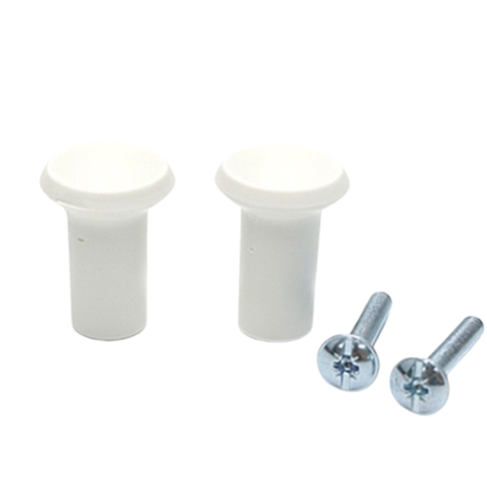 화이트 가구손잡이 서랍손잡이 21mm 2개입 문두께 16 21mm용