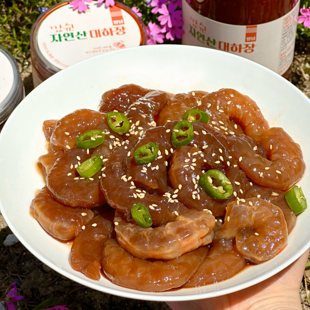 깠슈 자연산 대하장 간장 양념 깐새우장 500g 1kg 이미지 6