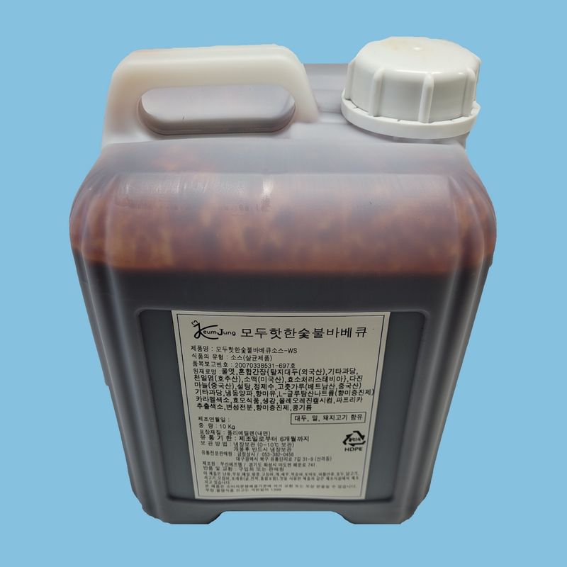 우신에프엠 모두핫한 숯불바베큐양념 치킨소스 10KG - 메인 이미지