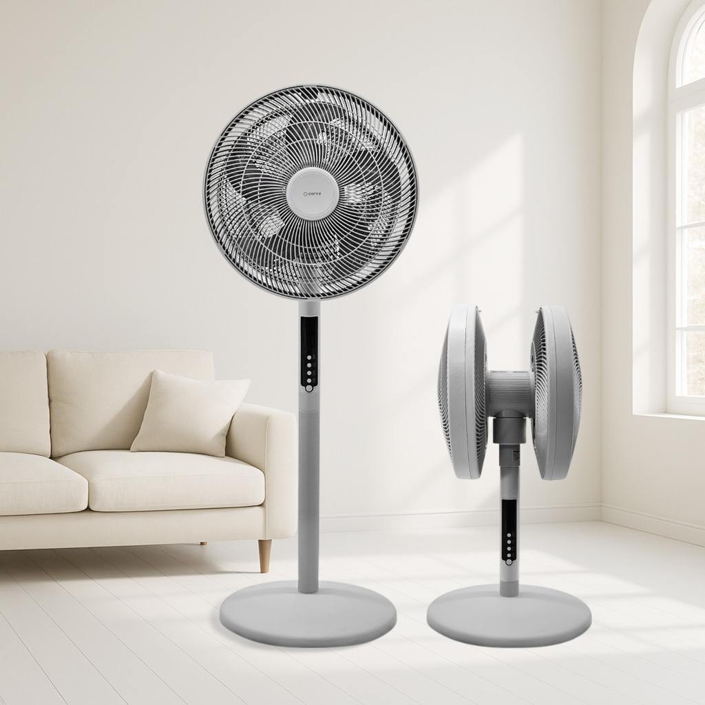 캐로스 더블헤드 대형선풍기 업소용 360도 회전 양면선풍기 대형 공업용 산업용 40cm 이미지 7