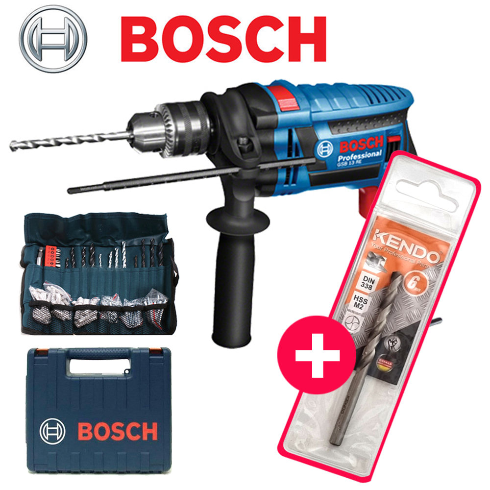 보쉬 GSB13RE 전동진동드릴 13mm 유선 임팩 해머 비트