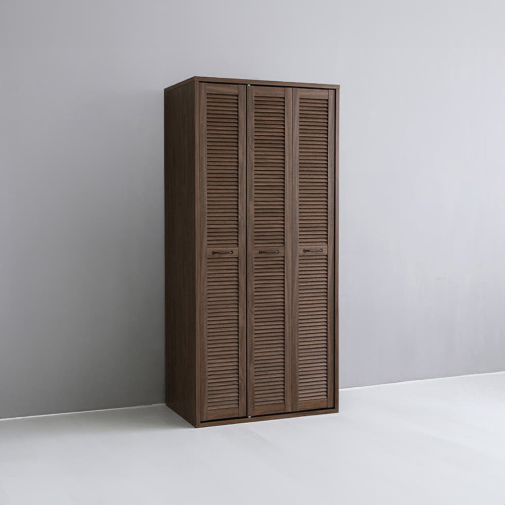 헤인 옷장 3문 90195 900mmx590mmx1950mm, 미들브라운 8701.4170 - 상세 이미지 3