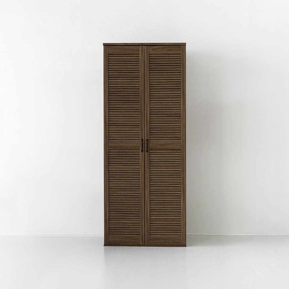 헤인 옷장 넓은 2문 80195 GIM19580 800mmx590mmx1950mm, 2단, 미들브라운 1858.3658 - 상품 이미지