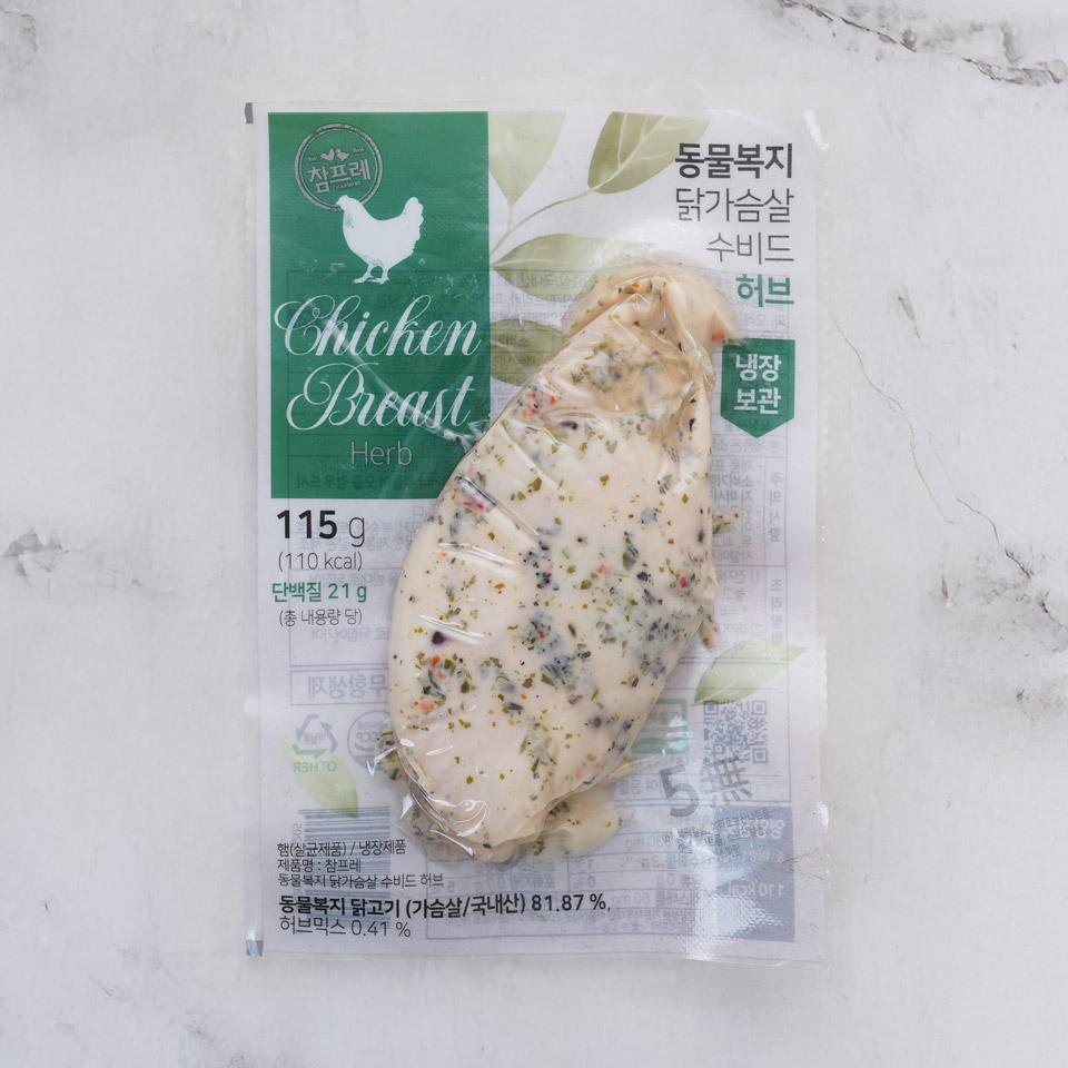 메가마트 참프레 수비드닭가슴살 허브 115g