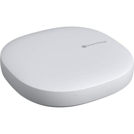 Samsung SmartThings [해외]SmartThings Hub 3세대 [GP-U999SJVLGDA] 스마트 홈 자동화 허브 모니터링 디바이스 - 알렉사 구글 호환 지그비, Z-Wave, 클라우드에서 클라우드