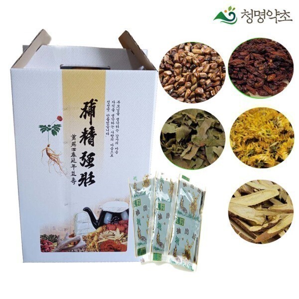 (건강액상차)결명자 구기자 감잎 국화100ml 30포 : 청명약초