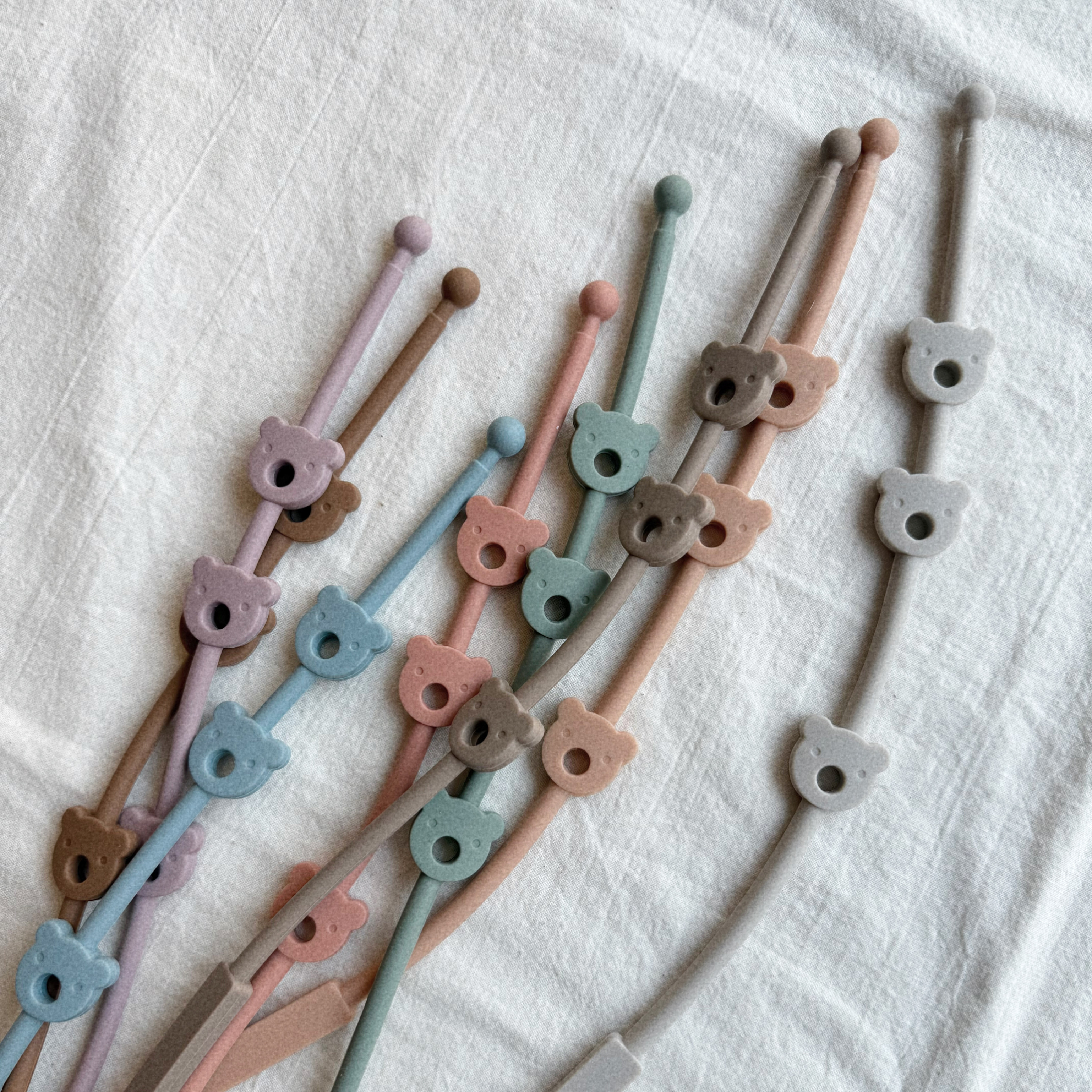 데니쉬스튜디오 실리콘 멀티 스트랩 신생아 클립 조개