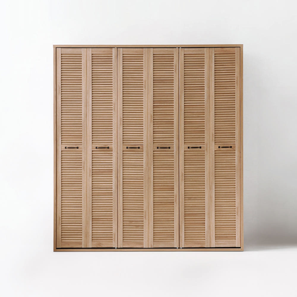 헤인 옷장 6문 178195 1770mmx590mmx1950mm, 2단, 캄포어베니어 3719.1601 - 메인 이미지