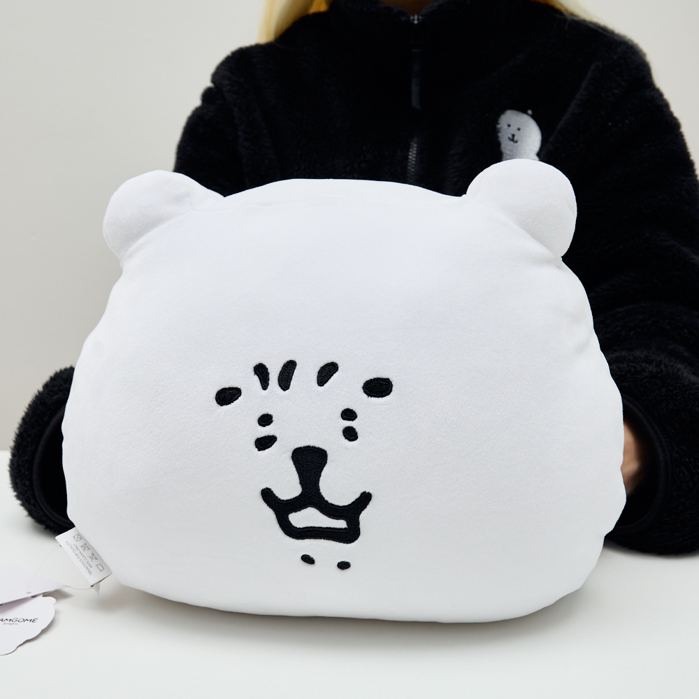 담곰이 얼굴 반전 쿠션 핸드워머 봉제 모찌 농담곰 캐릭터 굿즈 - 상세 이미지 3