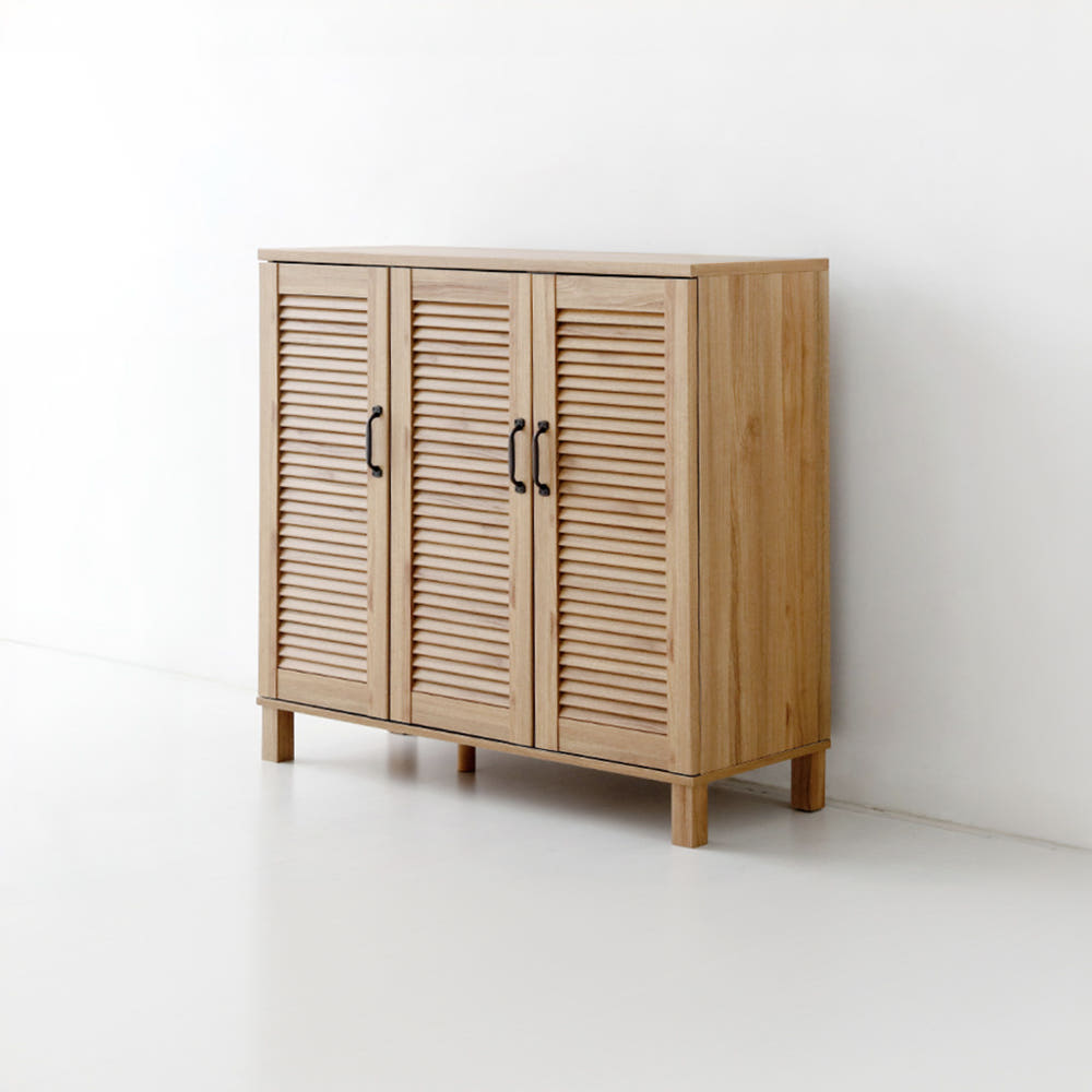 헤인 낮은3문 수납장 SHBM9490 일반형 900mmx350mmx935mm, 5단, 캄포어베니어 4852.9014 - 상세 이미지 3