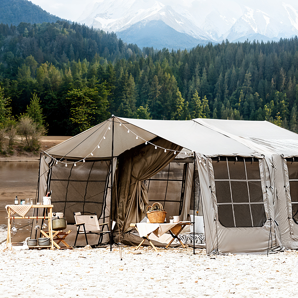 로티캠프 제로스트 에이맥스 경량 대형 도킹 에어 텐트 전용 타프