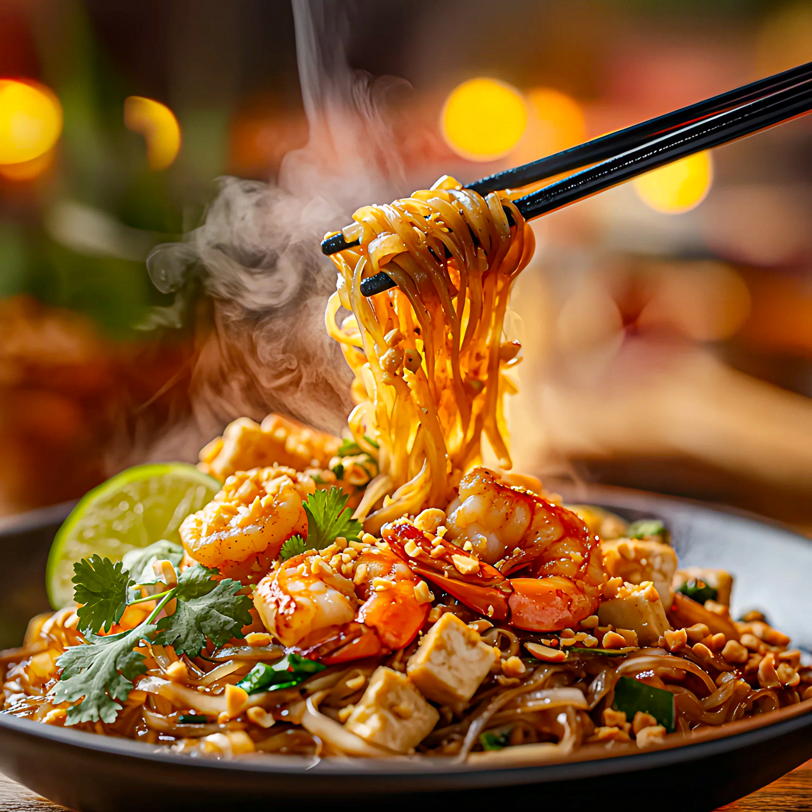 밀키트랜드 위켄드 고메 왕새우 우삼겹 팟타이 밀키트 홈파티음식 2인분 587g