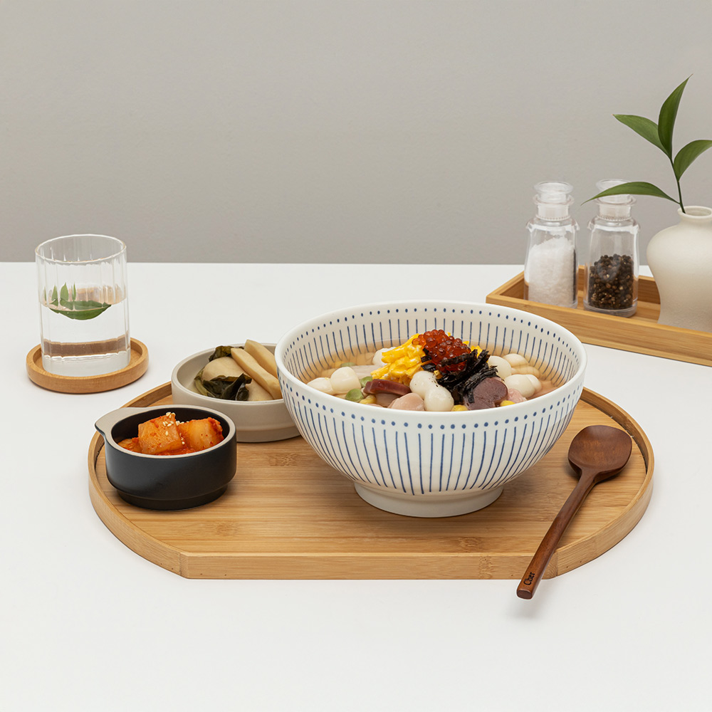 모루 일본풍 도자기 라면기 4P 세트 냉면그릇