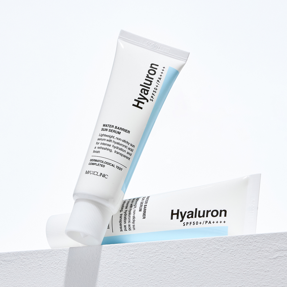 맥스클리닉 히알루론 워터 베리어 수분 선세럼 선크림 자외선차단제 40ml, 2개