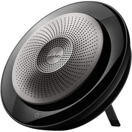 [해외]Jabra Speak 710 UC 무선 블루투스 스피커폰, 링크 370 USB 어댑터 - 몰입형 사운드로 어디서나 회의를 개최할 수 있는 휴대용 컨퍼런스 스피커 Zoom 및