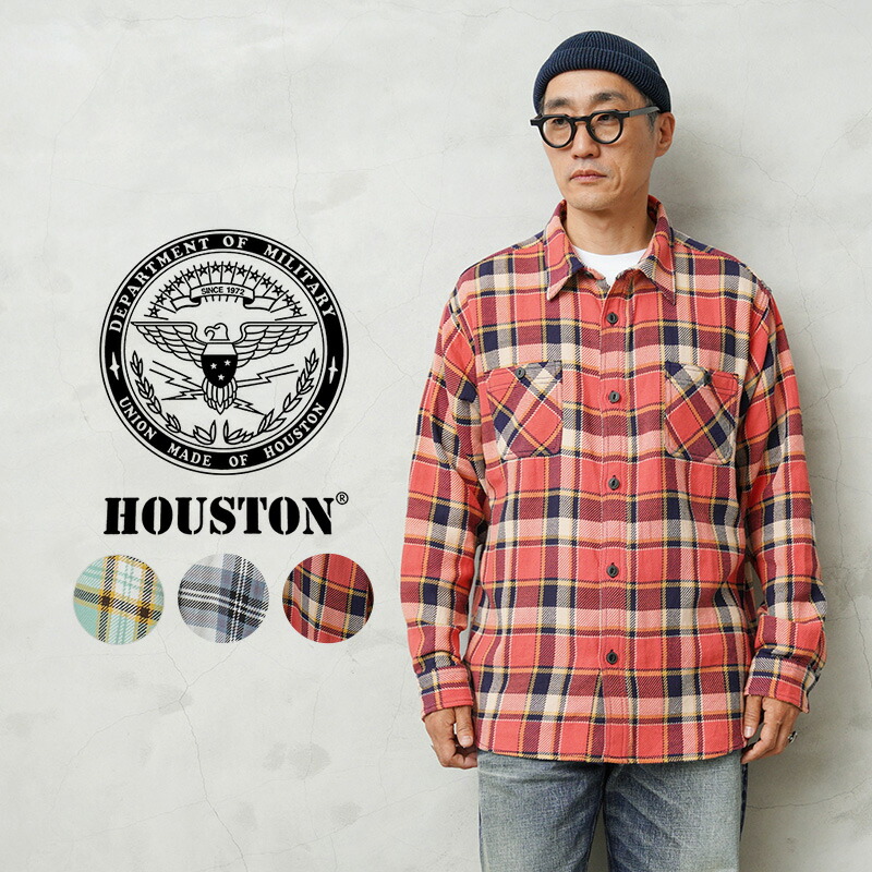 HOUSTON 소프트 트위스트 비에라 체크 셔츠