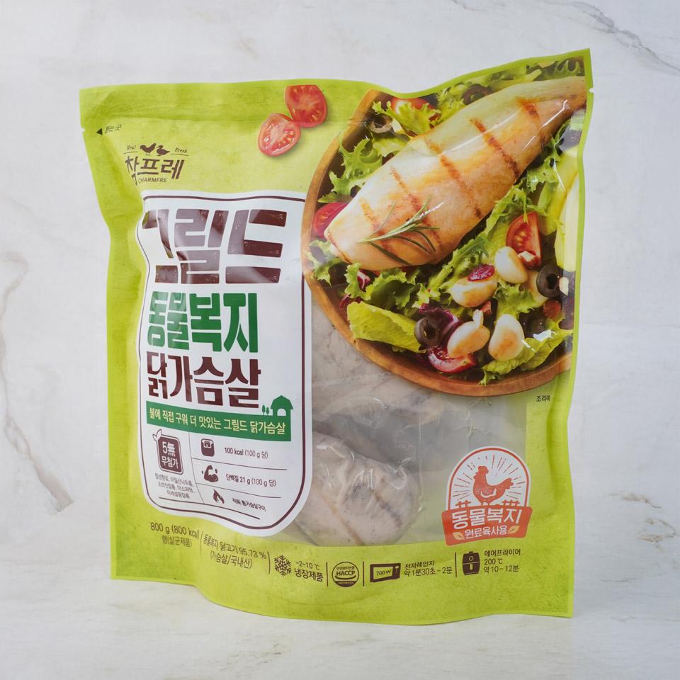 메가마트 참프레 동물복지 그릴드 닭가슴살 800g - 상세 이미지 2