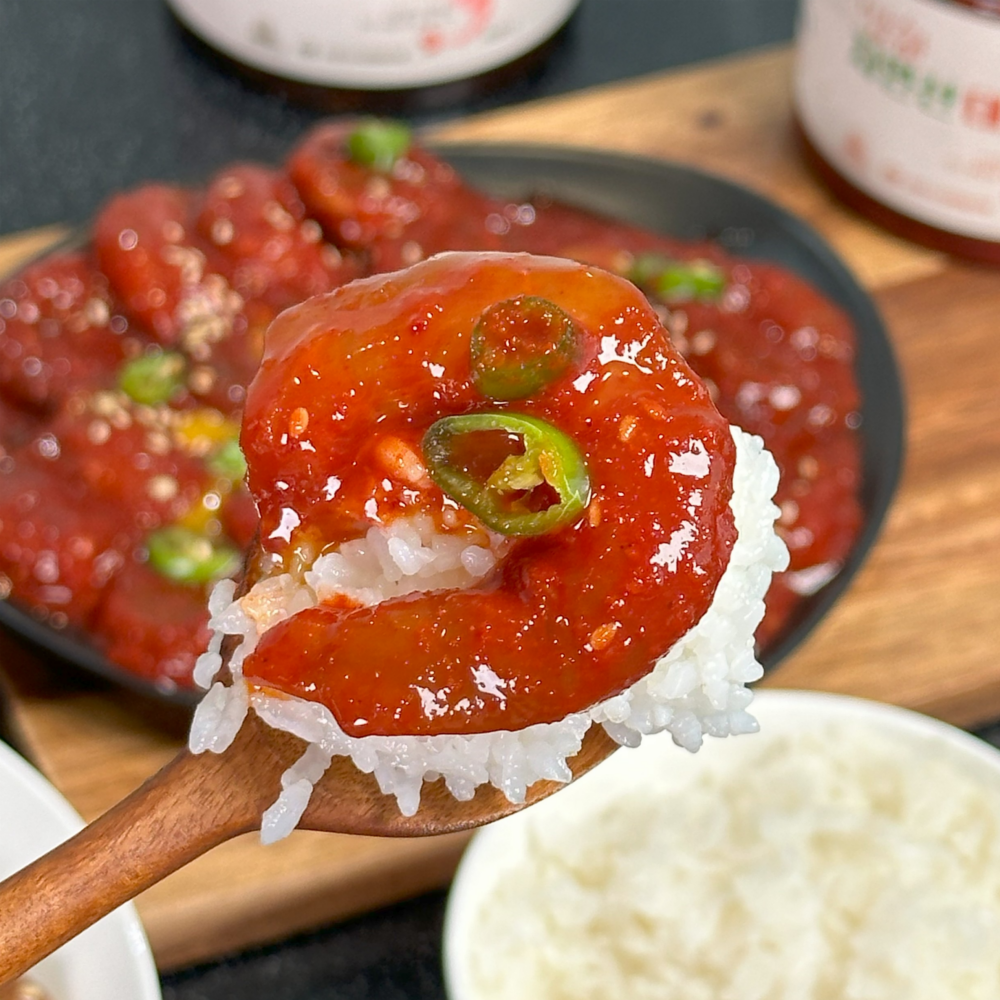 깠슈 자연산 대하장 간장 양념 깐새우장 500g 1kg - 상세 이미지 4