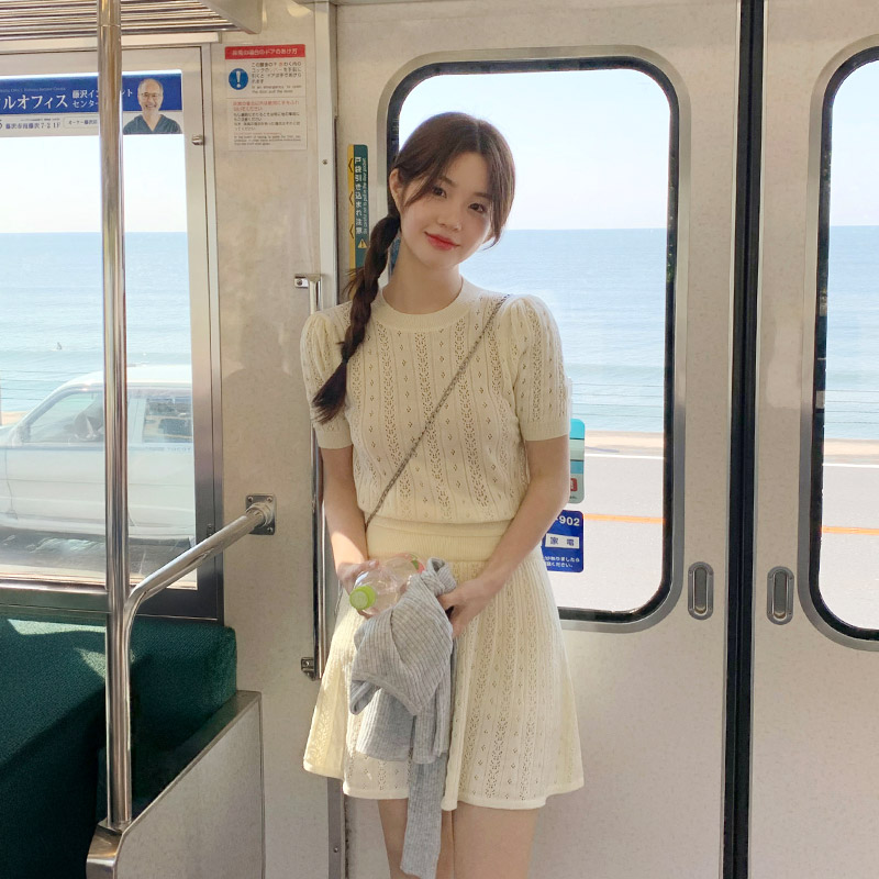 제니에 스카시 니트 투피스 세트 st2849 - 상세 이미지 2