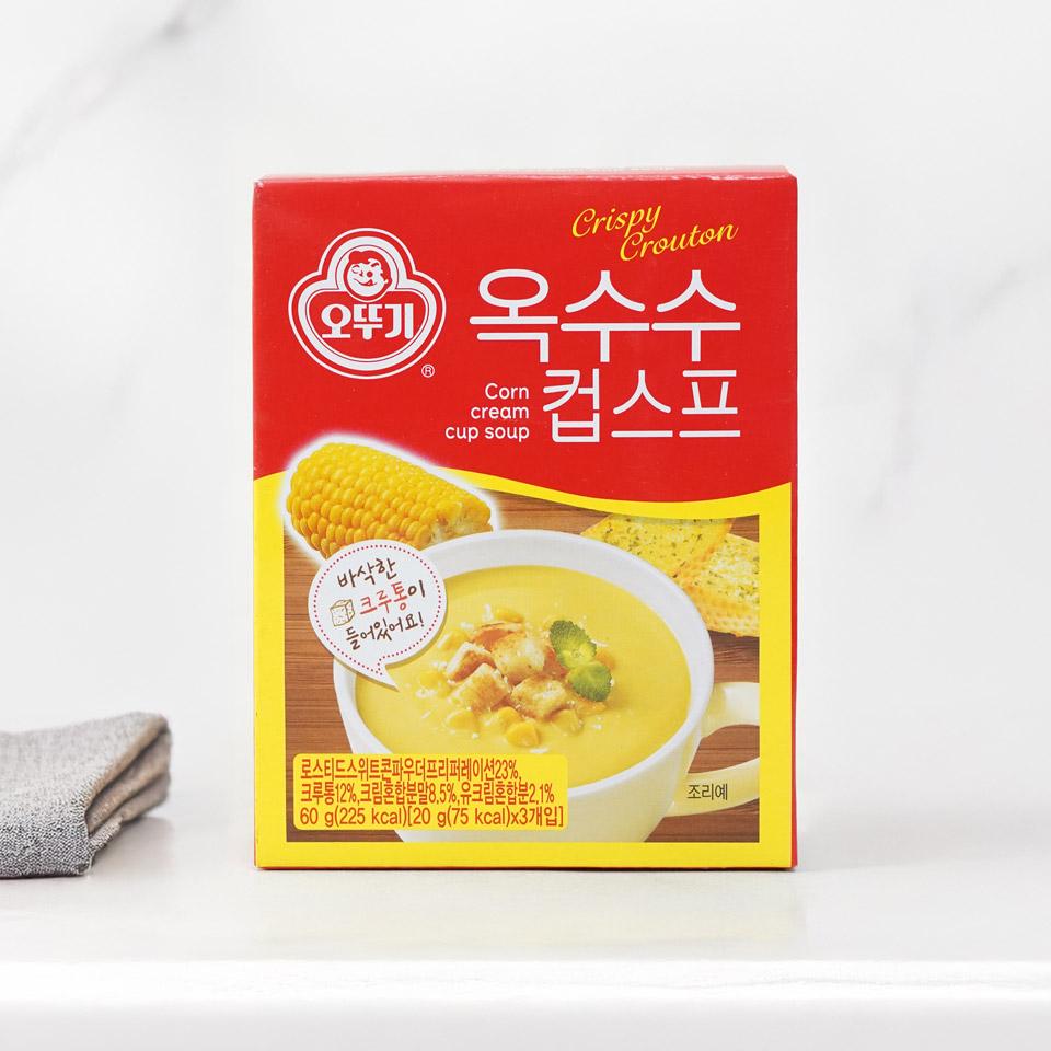 메가마트 오뚜기 크루통 컵스프 콘크림 60g - 상품 이미지