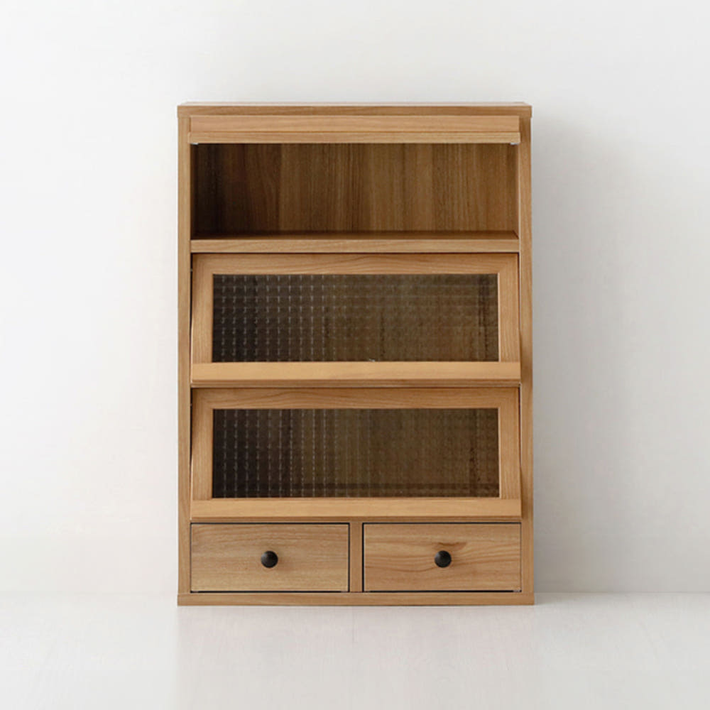 필몬 수납장 3문2서랍 CHM7150 500x200x705mm, 3단, 미들브라운 0035.7872