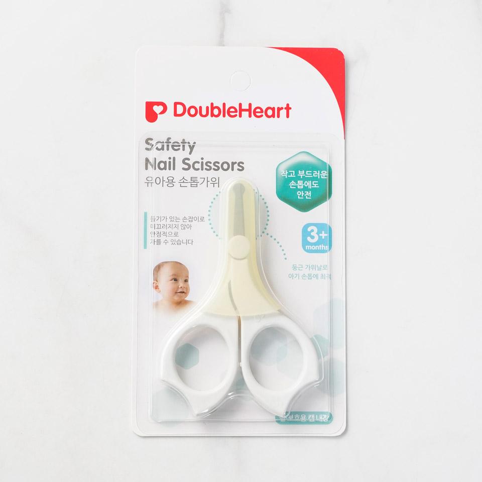 메가마트 더블하트 유아용 손톱가위 ea