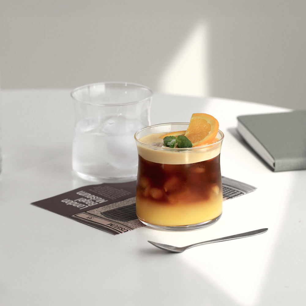 에델 카페컵 크리스탈컵 아이스커피잔 물컵 홈카페 350ml