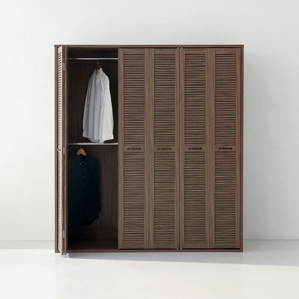 헤인 옷장 6문 178195 1770mmx590mmx1950mm, 2단, 미들브라운 4731.5811 - 상세 이미지 4