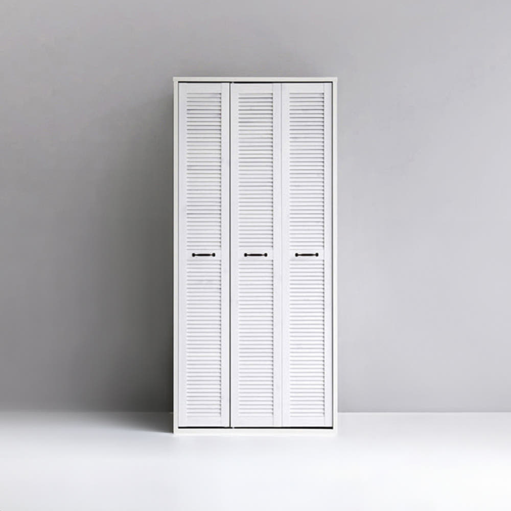 헤인 옷장 3문 90195 900mmx590mmx1950mm, 화이트파인베니어 4859.1562 - 메인 이미지