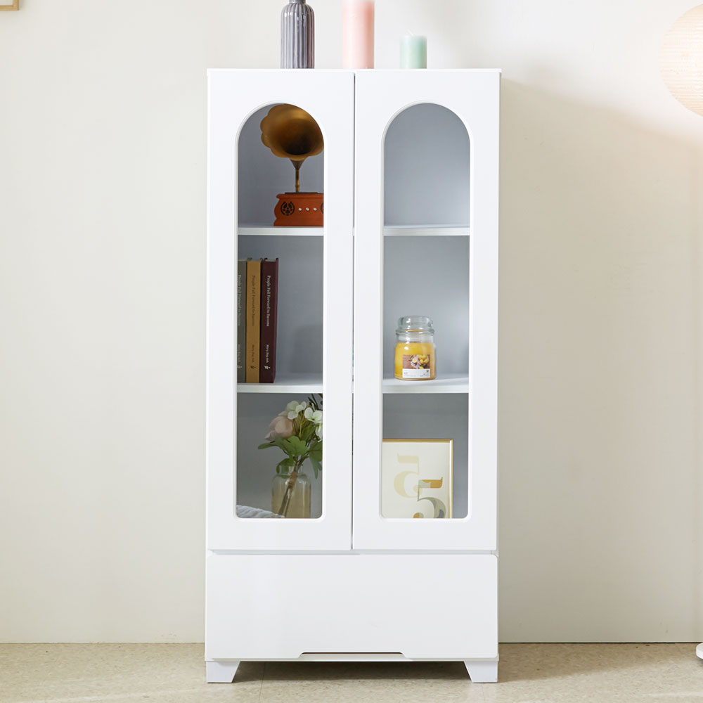 티아 유리장식장 술 위스키 와인 양주 진열장 슬림 600