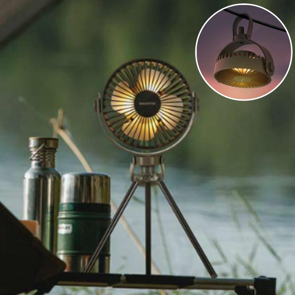 캠핑용 삼각대 선풍기 휴대용 써큘레이터 충전 야외용선풍기