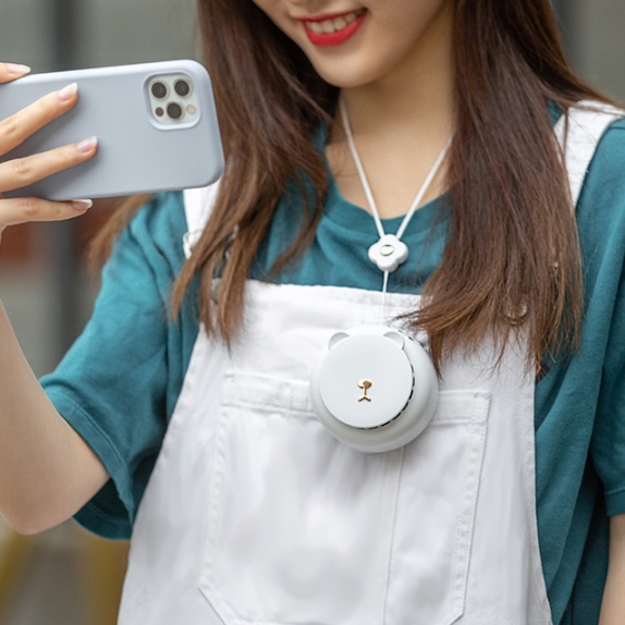 넥 밴드 에어컨 목 에어컨 걸이형 선풍기 충전용 야구장 선풍기