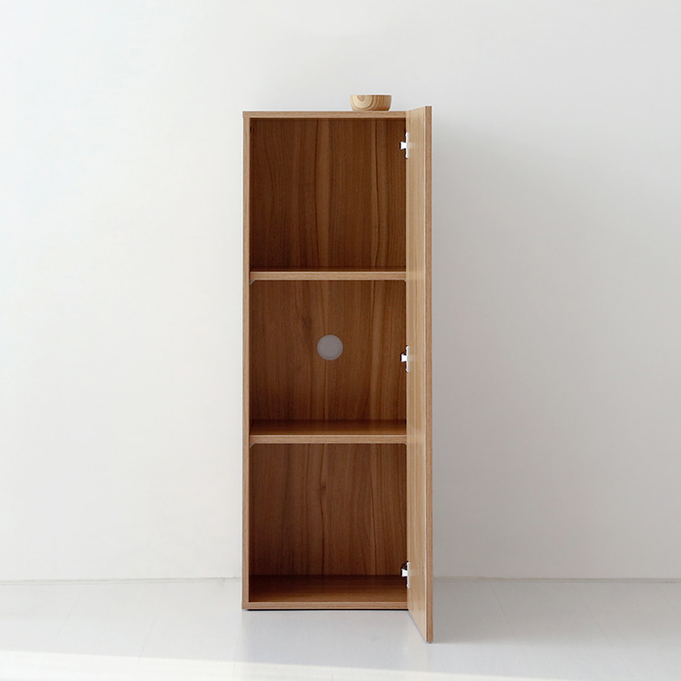피크 1문 높은수납장 1146 398mmx410mmx1146mm, 1단, 라이트브라운 5147.0474 - 상세 이미지 2