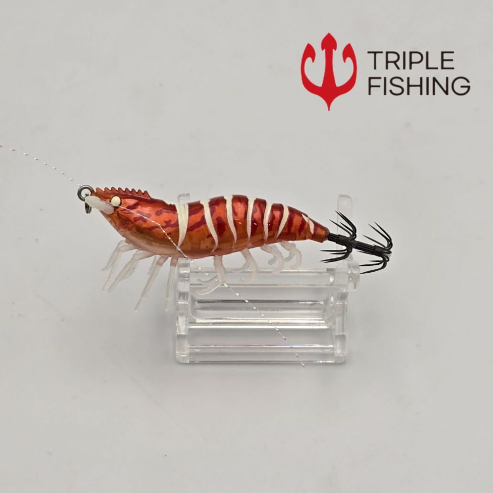 트리플 디토 리얼 새우에기 홍게새우, 8cm(3.1인치) - 상품 이미지