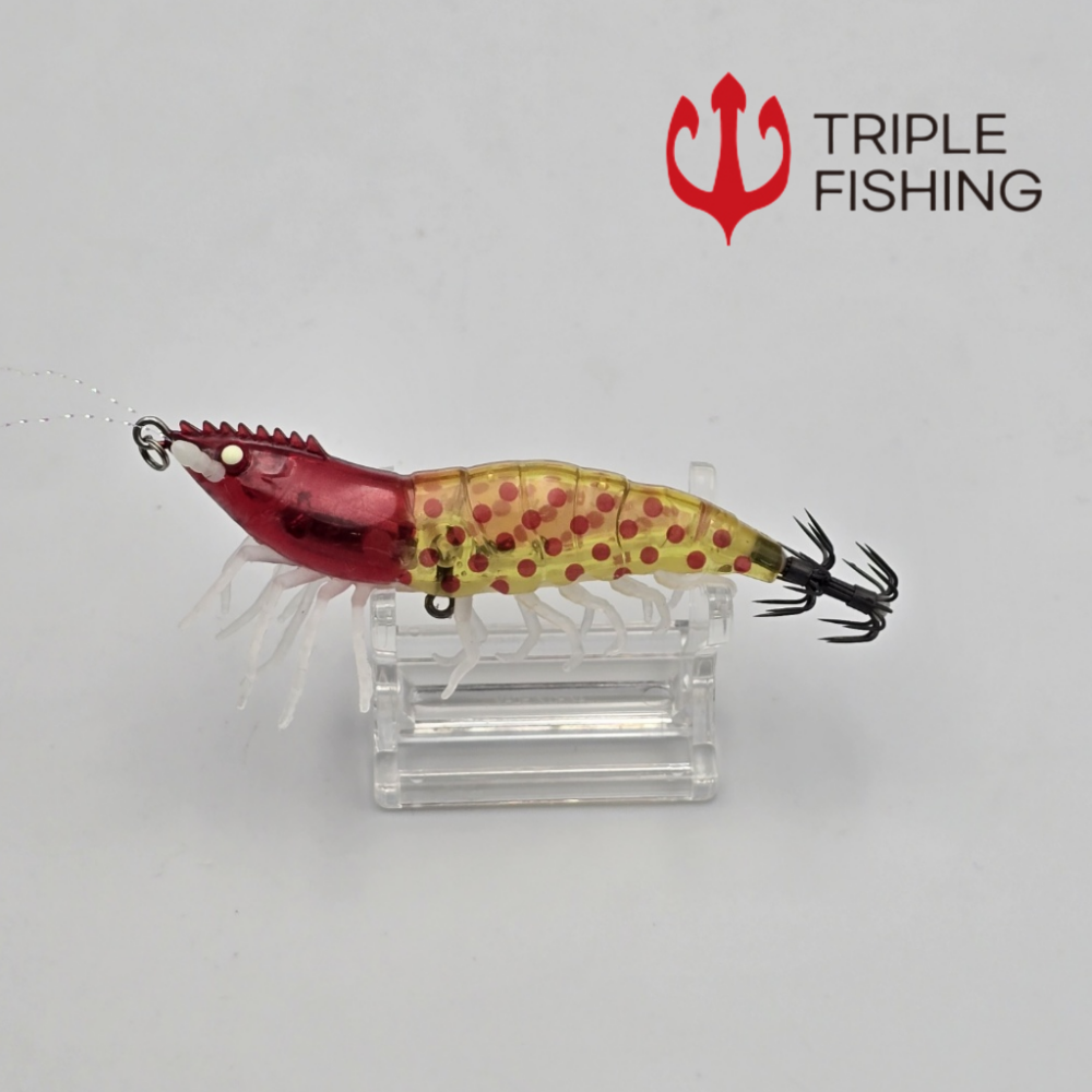 트리플 디토 리얼 새우에기 적구슬, 10cm(4인치) - 메인 이미지