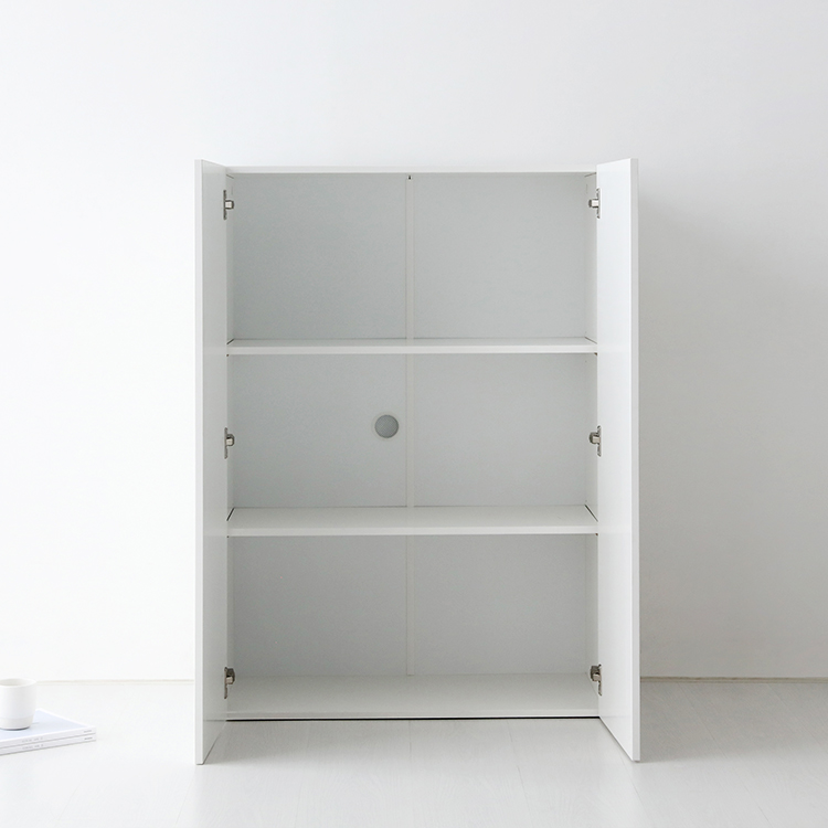 피크 2문 높은수납장 1146 796mmx410mmx1146mm, 3단, 화이트 3975.6972 - 상세 이미지 2
