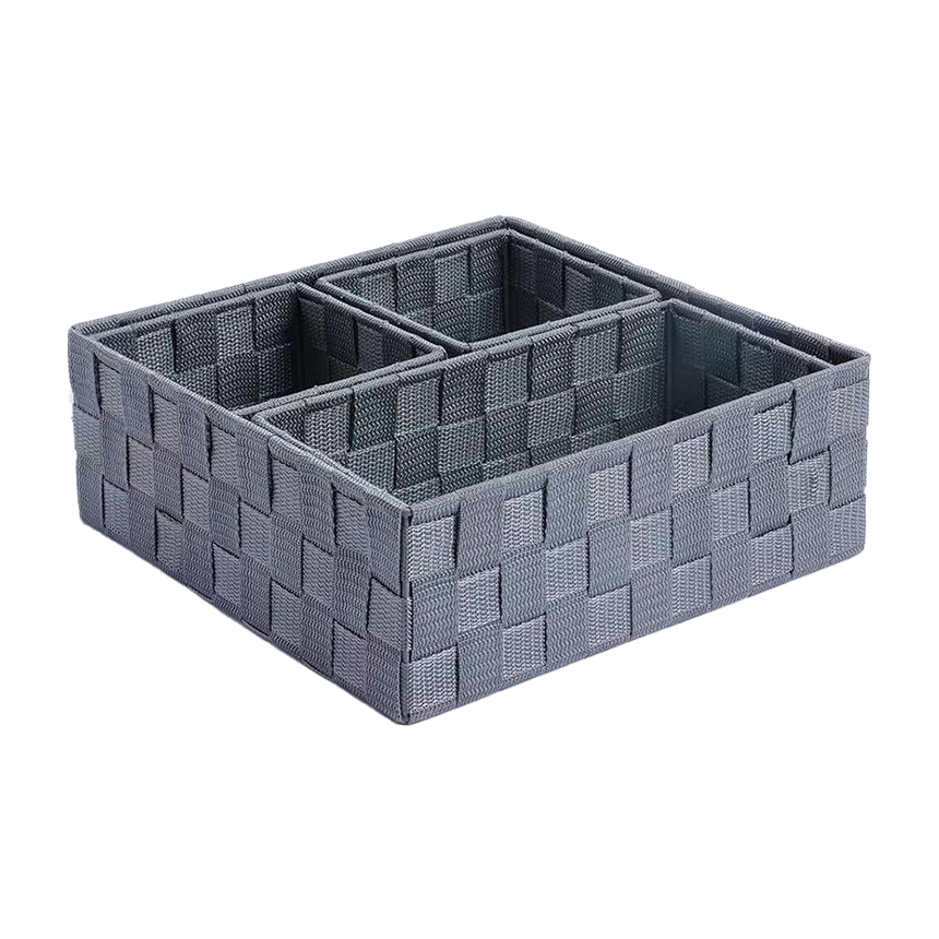 우븐 다용도 정리 리빙 수납함 수납박스 Wooven Storage Box - 상품 이미지