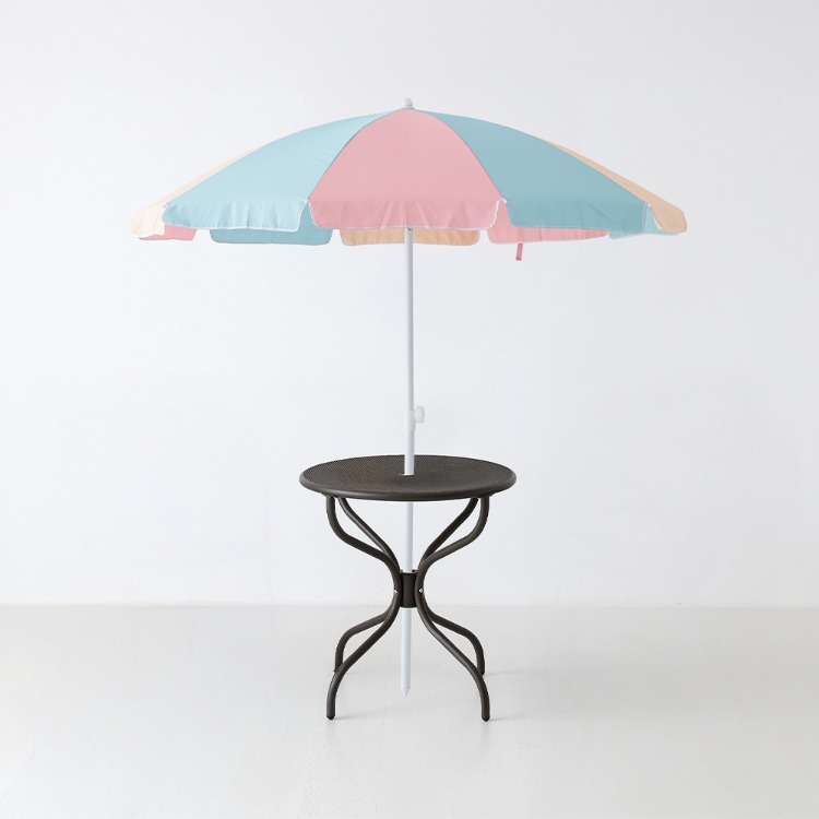 ROMIL 파라솔 멀티컬러+BIELLA 빈티지테이블