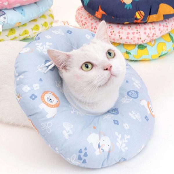 새끼 고양이 넥 카라 새끼 강아지 목 소형견 넥카라