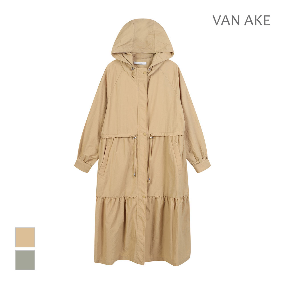 [반에이크] 셔링후드아노락원피스_VB34OPQ302Z : VANAKE